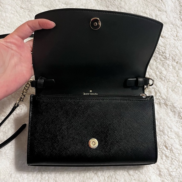 Kate Spade Small Black Purse NWOT - Picture 5 of 9